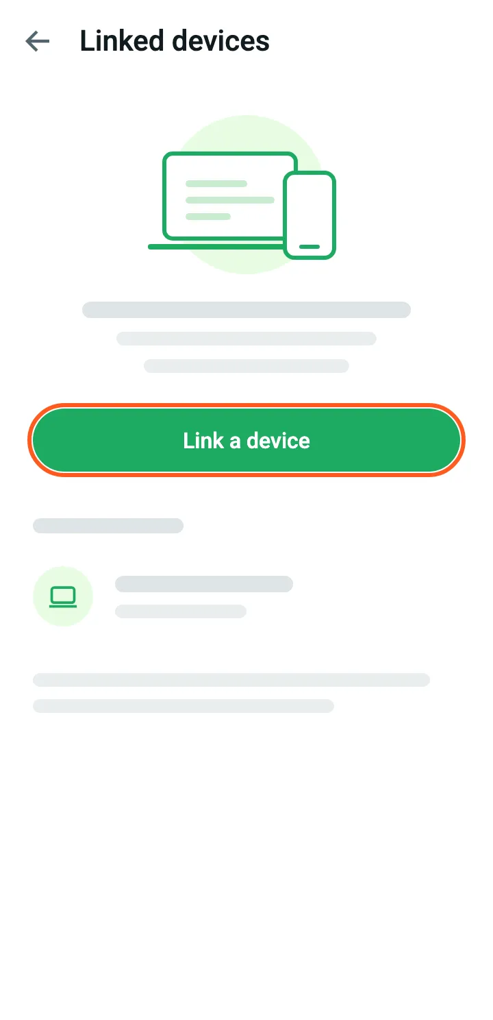 Tap Link a device